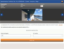 Tablet Screenshot of apartamentostaoalmunecar.com